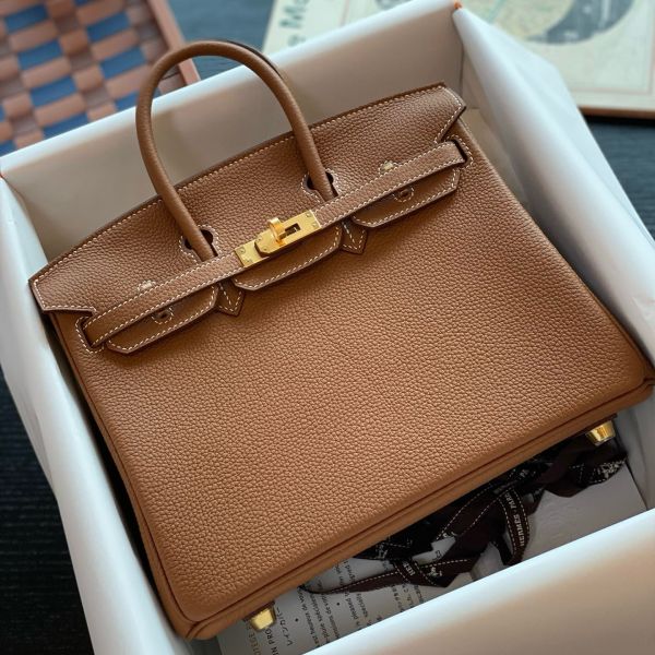 Hermes birkin 25 gold online