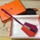 Hermes Clochette Cles Grand Tressage Charm In Orange/Purple