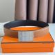 Hermes Typo Reversible Belt 32MM in Gold Epsom Calfskin