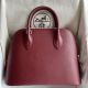 Hermes Bolide 1923 25 Handmade Bag in Rouge H Evercolor Calfskin