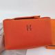 Hermes Bride-a-Brac Large Case in Orange Canvas