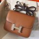 Hermes Constance 18 Handmade Bag In Gold Epsom Leather