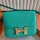 Hermes Constance 18 Handmade Bag in Menthe Lizard Leather