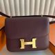 Hermes Constance 18 Handmade Bag in Bordeaux Swift Calfskin