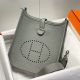 Hermes Evelyne III TPM Bag In Gris Meyer Clemence Leather