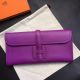 Hermes Jige Elan 29 Clutch Bag In Cyclamen Epsom Calfskin