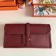 Hermes Jige Elan 29 Clutch Bag In Bordeaux Swift Calfskin