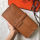 Hermes Jige Elan 29 Clutch In Gold Epsom Leather