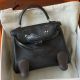 Hermes Kelly Doll Quelle Idole Bag in Black Swift Calfskin