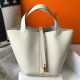 Hermes Picotin Lock 22 Bag In Beton Clemence Leather