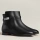 Hermes Neo Ankle Boots in Black Calfskin