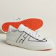 Hermes Boomerang Sneakers In White Epsom Calfskin