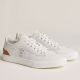 Hermes Men's Get Sneakers in White Calfskin