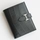 Hermes Bearn Compact Wallet in Black Matte Alligator Leather