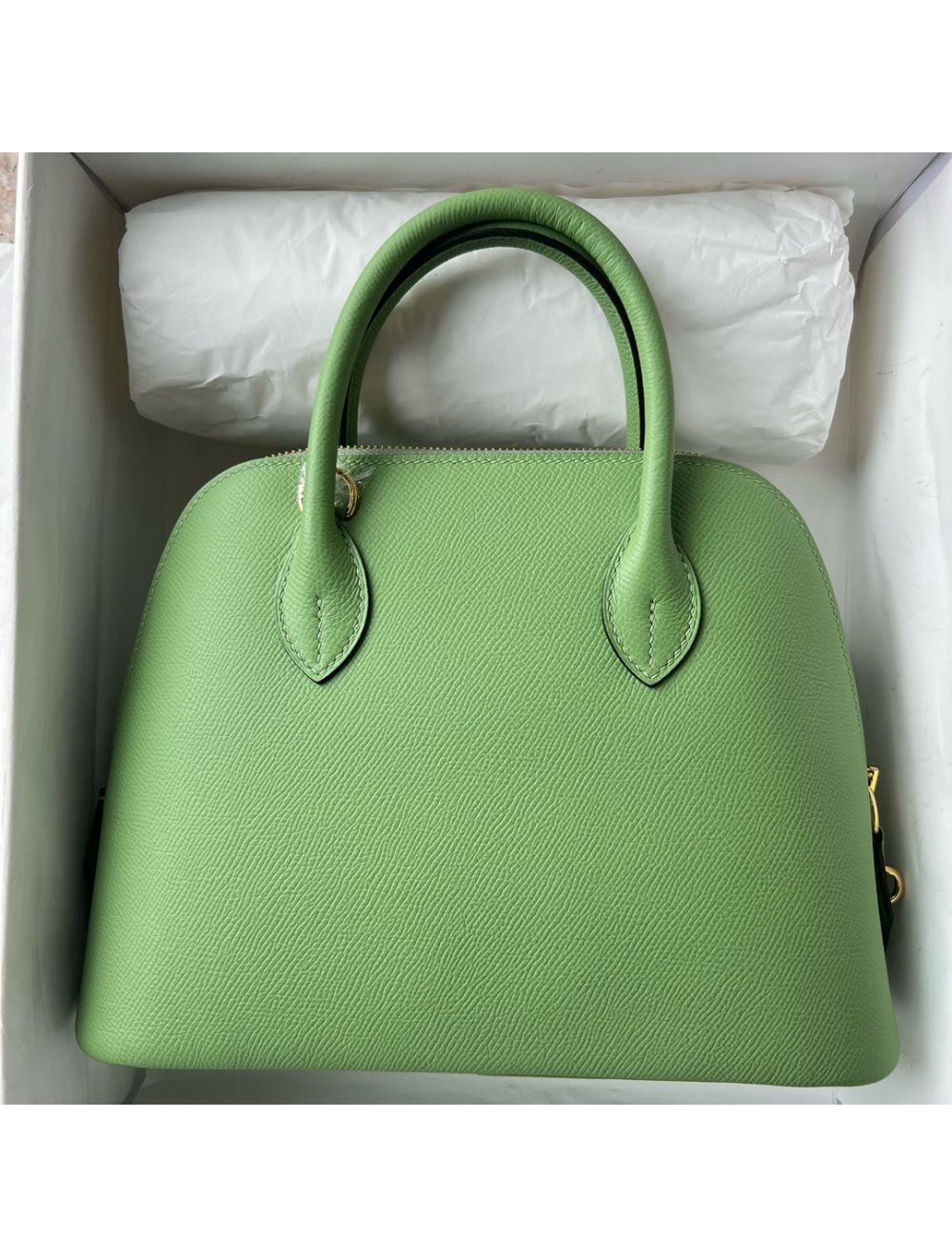 2020 Hermes Vert Criquet Epsom Leather Constance To Go Long Wallet