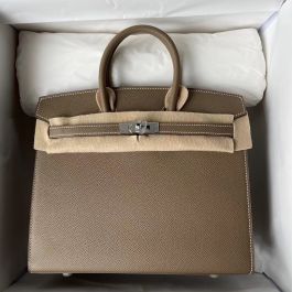 Hermes Birkin 25 Etoupe Togo GHW Handbag 2020