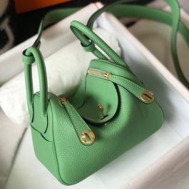 Replica Hermes Evelyne III TPM Bag In Vert Criquet Clemence Leather