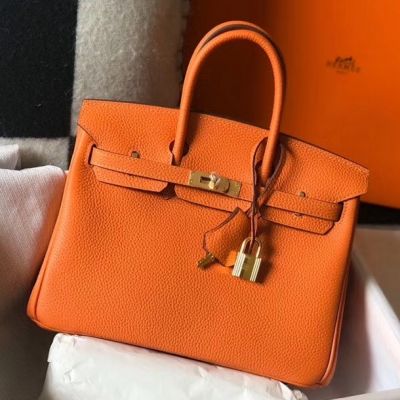 Replica Hermes Garden Party 30 Bag In Gold Taurillon Leather