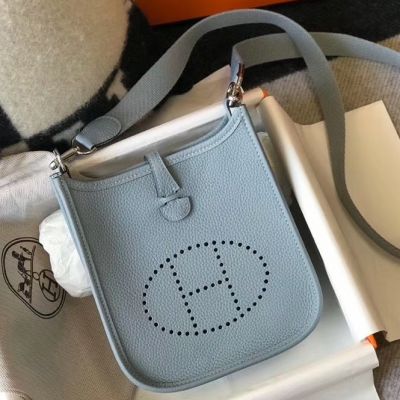 Kelly Hermès Handbags Blue Leather ref.371464 - Joli Closet