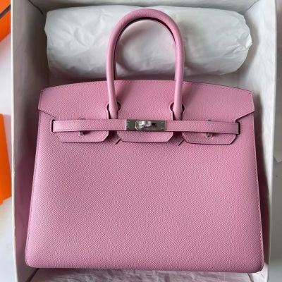 Replica Hermes Kelly Mini II Sellier Handmade Bag In Rose Sakura Chevre  Mysore Leather