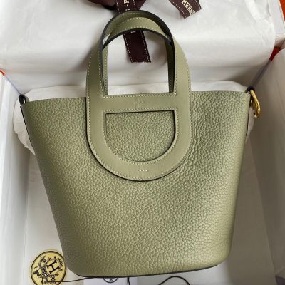 Replica Hermes Lindy 26 Handmade Bag In Sauge Clemence Leather